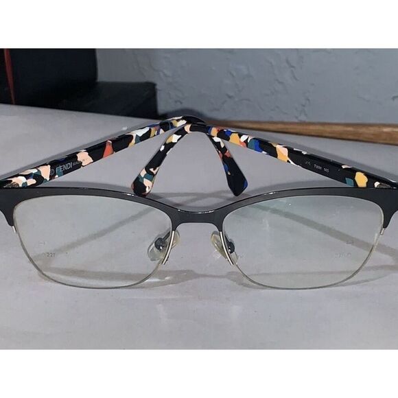 Fendi Black Multicolored Women’s Designer Frames Glasses Spectacles main image 8